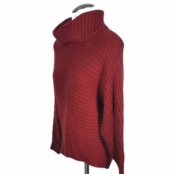 PHILOSOPHY Ovrsizd Turtleneck Batwing Sweater Sz S - Picture 2 of 7